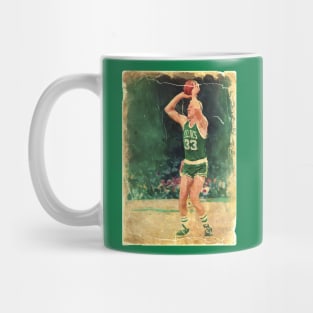 COVER SPORT - SPORT ILLUSTRATED - larry bird paint Mug